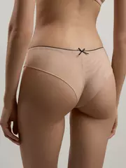 Трусы женские "танга" со средней линией талии nostalgie tp6117 нюд, , 90/XS, CONTE ELEGANT, - 2