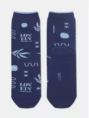 Теплые женские носки conte (махровые) comfort 567 темно-синий, , 38-39 (25), CONTE ELEGANT, - 4