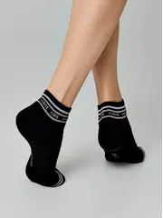 Носки женские короткие active (махровая стопа) 572 черный, , 36-38 (23-25), CONTE ELEGANT, - 2