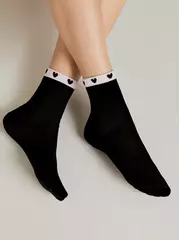 Носки женские хлопковые esli 576 черный, , 36-39 (23-25), ESLI, - 1