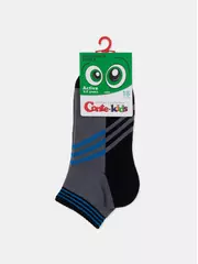 Носки детские (короткие) active 955 серый-синий, , 16, CONTE-KIDS, - 6