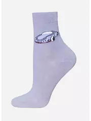 Носки детские с рисунком school 3081 брестские 430 св.серый, , 19-20, БРЕСТСКИЕ, - 1