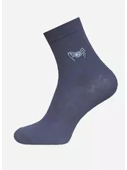 Носки детские с рисунком school 3081 брестские 436 т.серый, , 21-22, БРЕСТСКИЕ, - 1