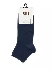 Короткие спортивные мужские носки esli classic 000 темный джинс, , 40-41 (25), ESLI, - 2