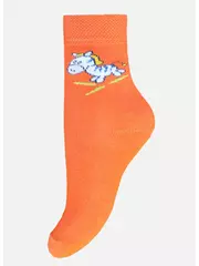 Носки детские с рисунком kids 3081 брестские 802 оранжевый, , 15-16, БРЕСТСКИЕ, - 1