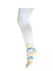 Колготки детские с рисунком baby 3280 брестские 085 белый, , 74-80 (12), БРЕСТСКИЕ, - 1