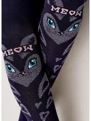 Колготки детские (рисунок) school​ 3280 брестские 1011 темно-синий, , 116-122 (18), БРЕСТСКИЕ, - 4