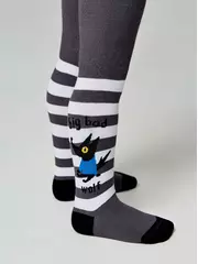 Колготки детские хлопковые tip-top 672 темно-серый, , 92-98 (14), CONTE-KIDS, - 5