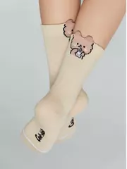 Носки детские (с пикотом) tip-top 969 бежевый, , 16, CONTE-KIDS, - 1