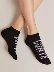 Носки женские короткие active 574 черный, , 36-37 (23), CONTE ELEGANT, - 2