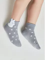 Носки детские (с пикотом) tip-top 965 серый, , 14, CONTE-KIDS, - 2