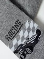 Колготки детские хлопковые tip-top 670 серый, , 104-110 (16), CONTE-KIDS, - 6