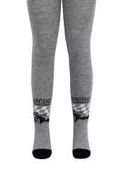 Колготки детские хлопковые tip-top 670 серый, , 104-110 (16), CONTE-KIDS, - 3