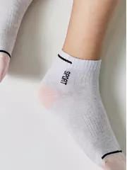 Носки детские (короткие) active 957 светло-серый, , 20, CONTE-KIDS, - 4