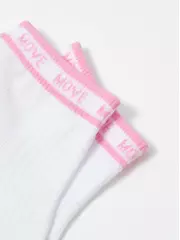 Носки детские (короткие) active 580 белый-розовый, , 18, CONTE-KIDS, - 5