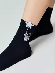 Носки детские (с пикотом) tip-top 975 темно-синий, , 20, CONTE-KIDS, - 2