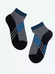 Носки детские (короткие) active 955 серый-синий, , 16, CONTE-KIDS, - 2