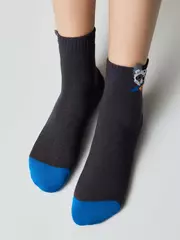 Носки детские (с пикотом) tip-top 970 темно-серый, , 16, CONTE-KIDS, - 2