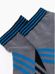 Носки детские (короткие) active 955 серый-синий, , 16, CONTE-KIDS, - 3