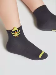 Носки детские (с пикотом) tip-top 967 темно-серый, , 12, CONTE-KIDS, - 3