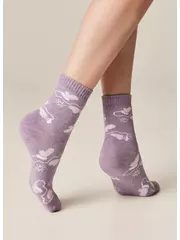Носки женские махровые arctic 1408 брестские 601 бл.сиреневый меланж, , 36-37 (23), БРЕСТСКИЕ, - 2