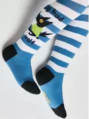 Колготки детские хлопковые tip-top 672 синий, , 92-98 (14), CONTE-KIDS, - 2