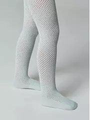 Ажурные детские колготки miss 616 бледно-бирюзовый, , 104-110 (16), CONTE-KIDS, - 3