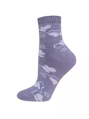 Носки женские махровые arctic 1408 брестские 601 бл.сиреневый меланж, , 36-37 (23), БРЕСТСКИЕ, - 5