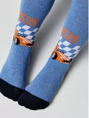 Колготки детские хлопковые tip-top 670 голубой, , 92-98 (14), CONTE-KIDS, - 4