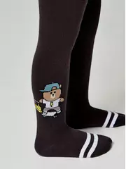 Колготки детские tip-top 4с-03сп 674 темно-коричневый, , 104-110 (16), CONTE-KIDS, - 1