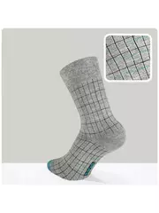 Носки мужские diwari happy 036 серый-бирюза, , 40-41 (25), DIWARI, - 2