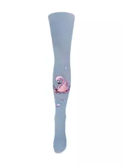 Колготки детские (рисунок) school 3280 брестские 1008 серо-голубой, , 116-122 (18), БРЕСТСКИЕ, - 3