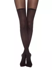 Колготки женские conte fantasy glam grafit, , 2, CONTE ELEGANT, - 5