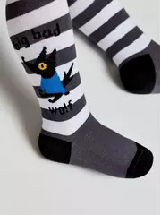 Колготки детские хлопковые tip-top 672 темно-серый, , 92-98 (14), CONTE-KIDS, - 3