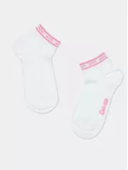 Носки детские (короткие) active 580 белый-розовый, , 18, CONTE-KIDS, - 4