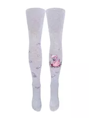 Колготки детские (рисунок) school 3280 брестские 1008 св.серый меланж, , 128-134 (20), БРЕСТСКИЕ, - 1