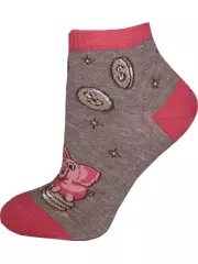 Носки женские (укороченные) classic 1103 брестские 122 капучино меланж, , 36-37 (23), БРЕСТСКИЕ, - 1