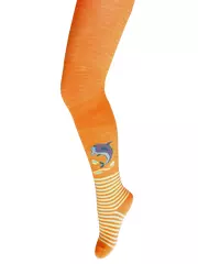 Колготки детские с рисунком baby 3280 брестские 808 оранжевый, , 74-80 (12), БРЕСТСКИЕ, - 1