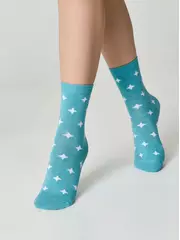 Носки женские esli basic 591 бирюза, , 36-39 (23-25), ESLI, - 3