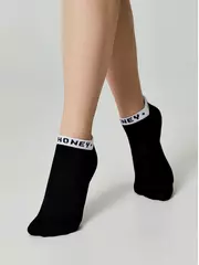 Носки женские (короткие) esli basic 595 черный, , 36-39 (23-25), ESLI, - 2