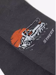 Колготки детские tip-top 684 темно-серый, , 116-122 (18), CONTE-KIDS, - 4