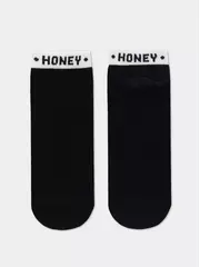 Носки женские (короткие) esli basic 595 черный, , 36-39 (23-25), ESLI, - 4