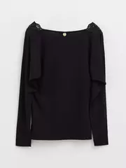 Джемпер женский esli ld 373 черный, , 158,164-84, ESLI, - 4