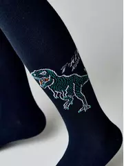 Колготки детские tip-top 690 темно-синий, , 116-122 (18), CONTE-KIDS, - 2