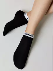 Носки женские (короткие) esli basic 595 черный, , 36-39 (23-25), ESLI, - 3