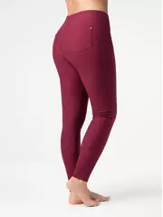 Экстрамягкие джеггинсы с высокой посадкой и термоэффектом windy+ dark bordo, , 170-114/3XL, CONTE ELEGANT, - 2