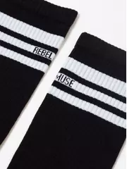 Хлопковые женские гольфы classic 009 черный, , 36-39 (23-25), CONTE ELEGANT, - 5