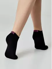 Носки женские (короткие) esli basic 590 черный, , 36-39 (23-25), ESLI, - 2