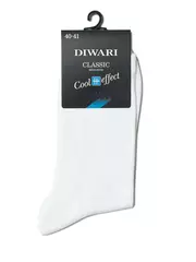 Носки мужские diwari classic cool effect 000 белый, , 42-43 (27), DIWARI, - 2
