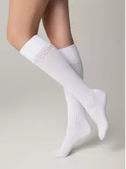 Гольфы женские conte classic 006 белый, , 36-39 (23-25), CONTE ELEGANT, - 4